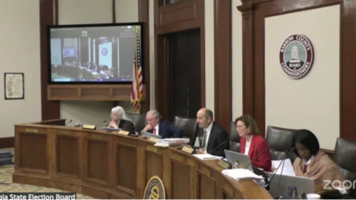 LIVE: Georgia State Election Board Holds First Meeting After FBI Raid In Fulton County