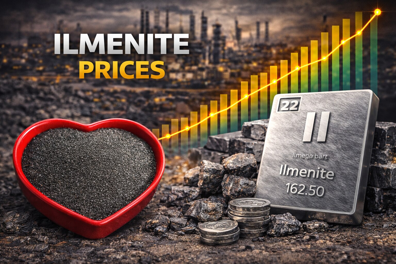 Ilmenite Prices: A Simple Guide to How They Move and Why They Matter

Ilmenite prices refer to the m...
