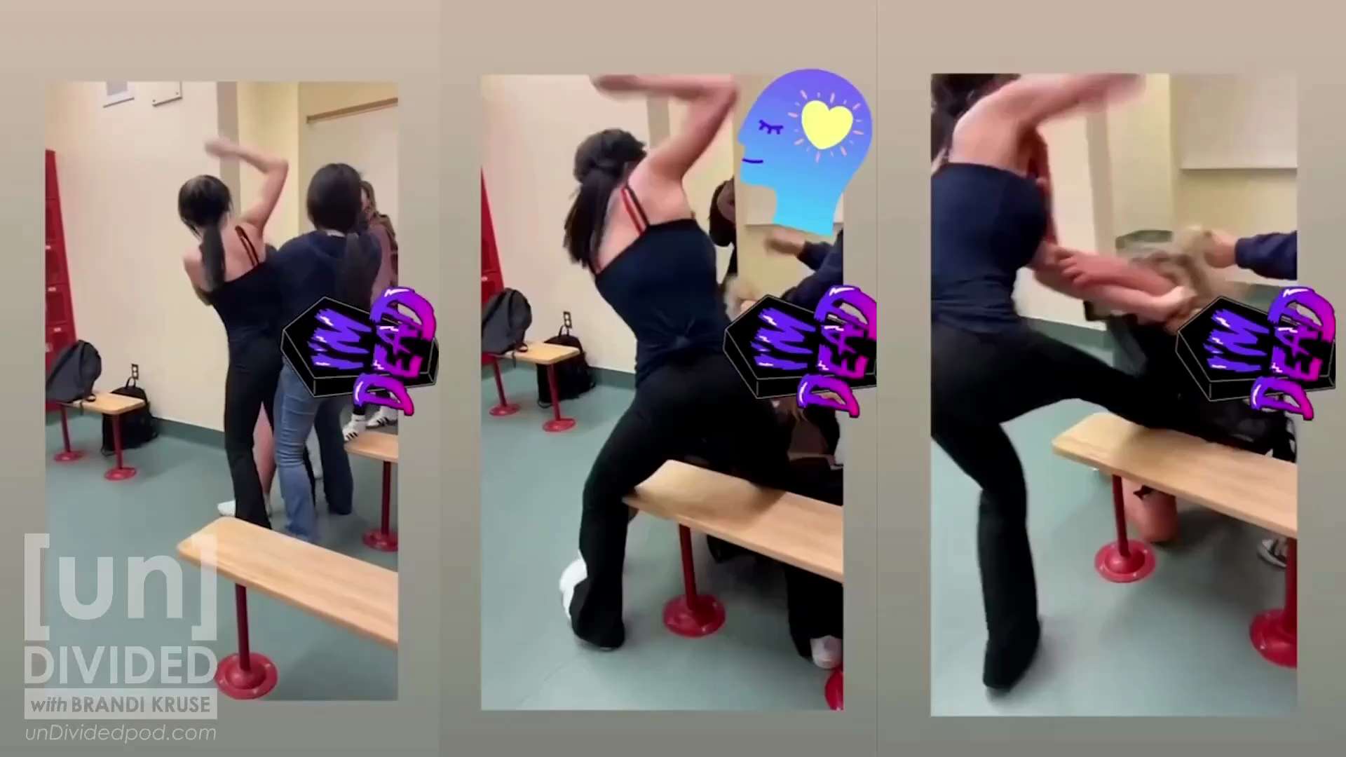 GRAPHIC WARING: Two students BEAT a girl senseless at Lucille Umbarger Middle School in Burlington, ...