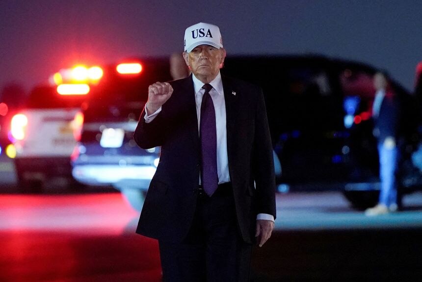 BREAKING - President Trump said he has "a very good idea" about who will be Iran next leader when sp...