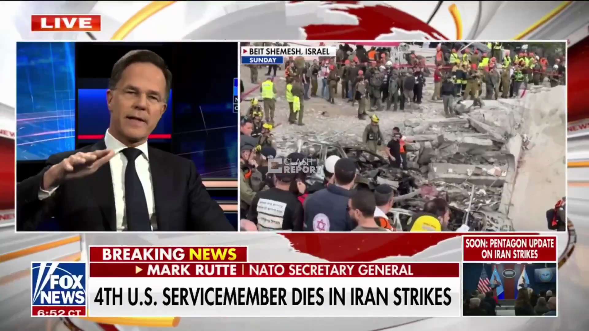 JUST IN - NATO Cheif Rutte on Iran: I spoke with all the key European leaders over the weekend; ther...