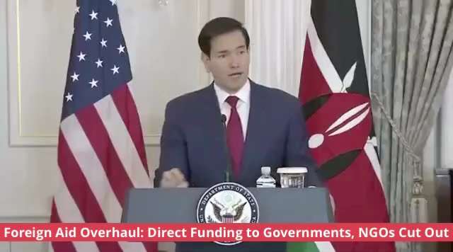 🚨Wow! Major Trump-Vance policy shift just dropped:

Foreign aid will now go straight to national go...