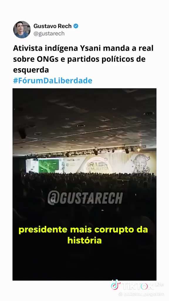 Alguém precisa escancarar a verdade, a índia Ysani, mesmo sendo perseguida, perdeu o medo do governo...
