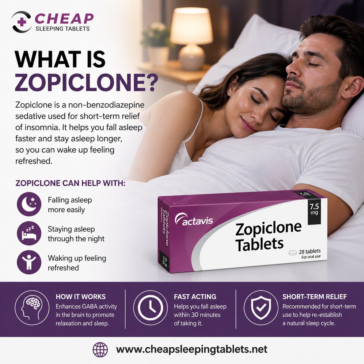 What Is Zopiclone? A Clear Guide to Better Sleep and Safer Use

Zopiclone is a modern, non-benzodiaz...