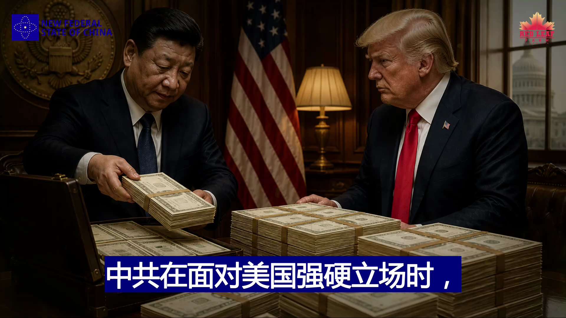 郭文贵爆料：习近平为川普准备40项“厚礼”，跪求台湾让步！ 

习近平为川普准备四十多项“厚礼”，只为换取美国在台湾问题上的让步！
中共内部自称“引狼入室，关门把狼变狗”。
从朝鲜撤退、增持巨额美债、...