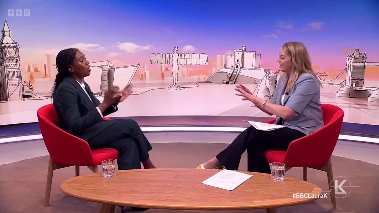 BAN PRO INTIFADA PROTESTS

Here Kemi Badenoch is baited by the BBC
 into trying to have our march ba...