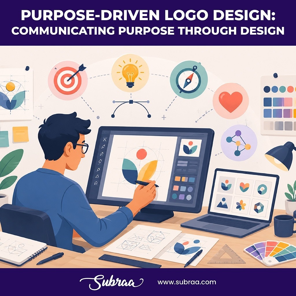 Purpose-Driven Logo Design: Communicating Purpose Through Design-Subraa

A logo is far more than a d...