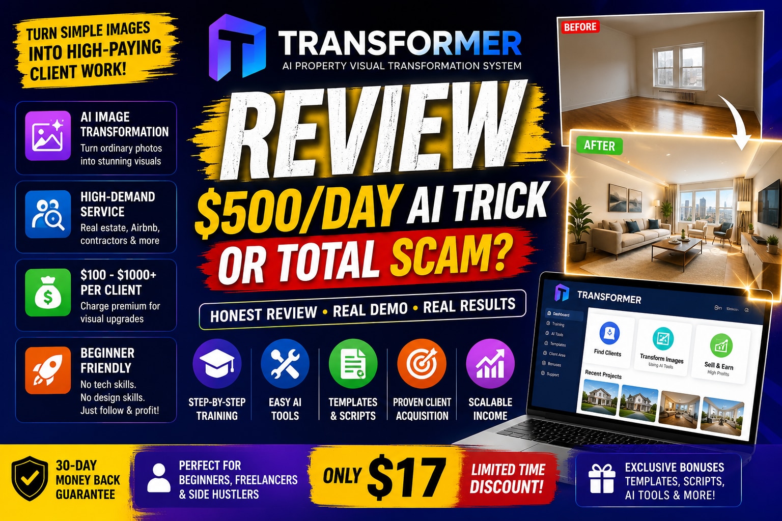 TRANSFORMER Review: $500/Day AI Trick or Total Scam? 
 

If you’ve been scrolling through YouTube, F...