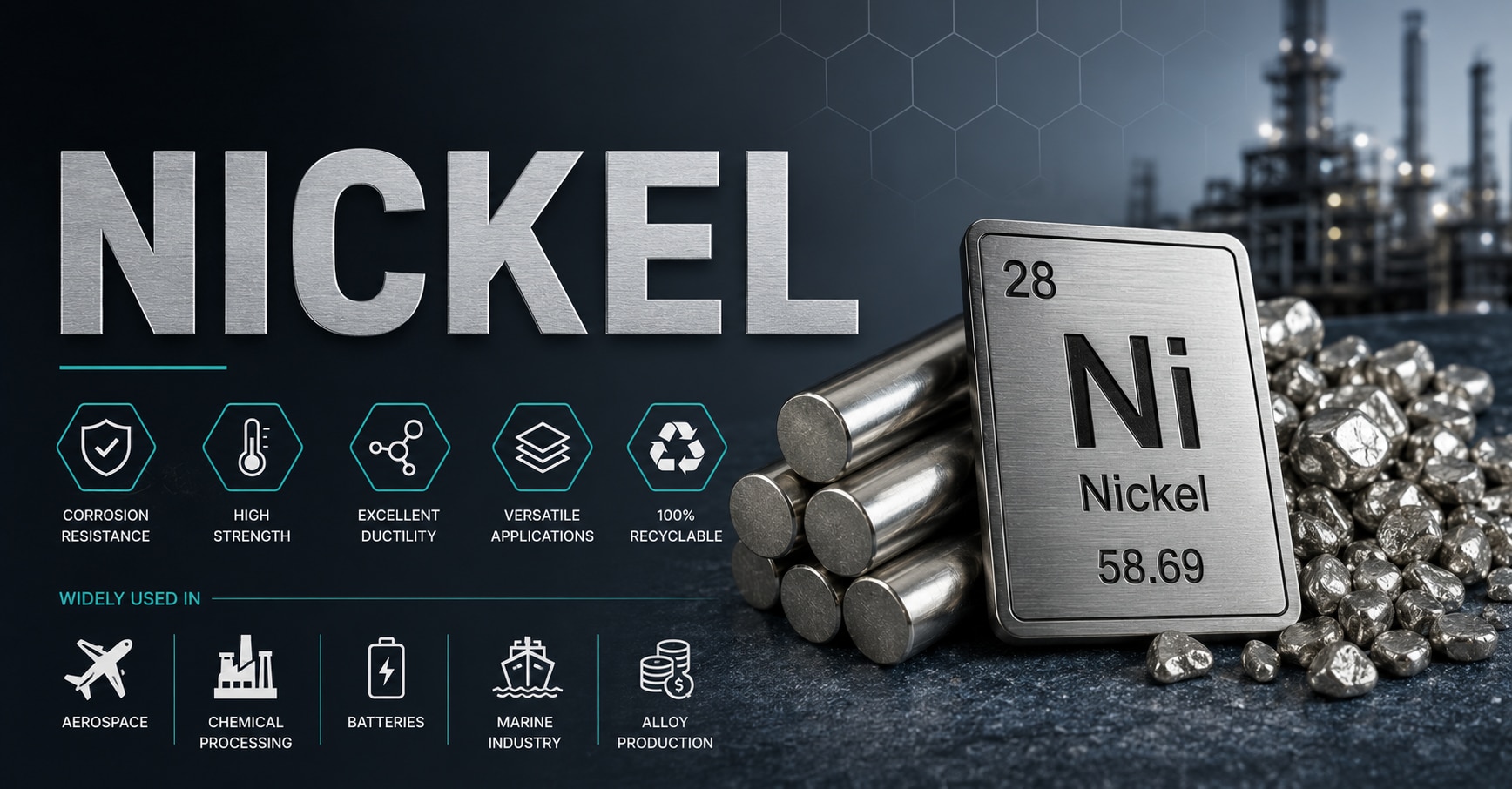 Nickel Price Trend: Market Insights, Demand, and Future Outlook

The Nickel Price Trend, Nickel Pric...