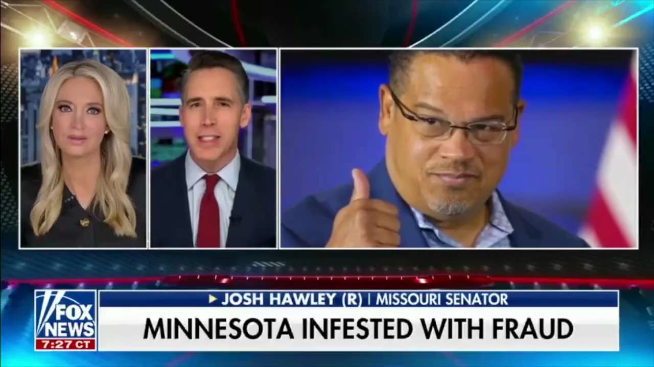 JUST IN - Josh Hawley: “Those whistleblowers went to Keith Ellison’s office. He turned them away. El...