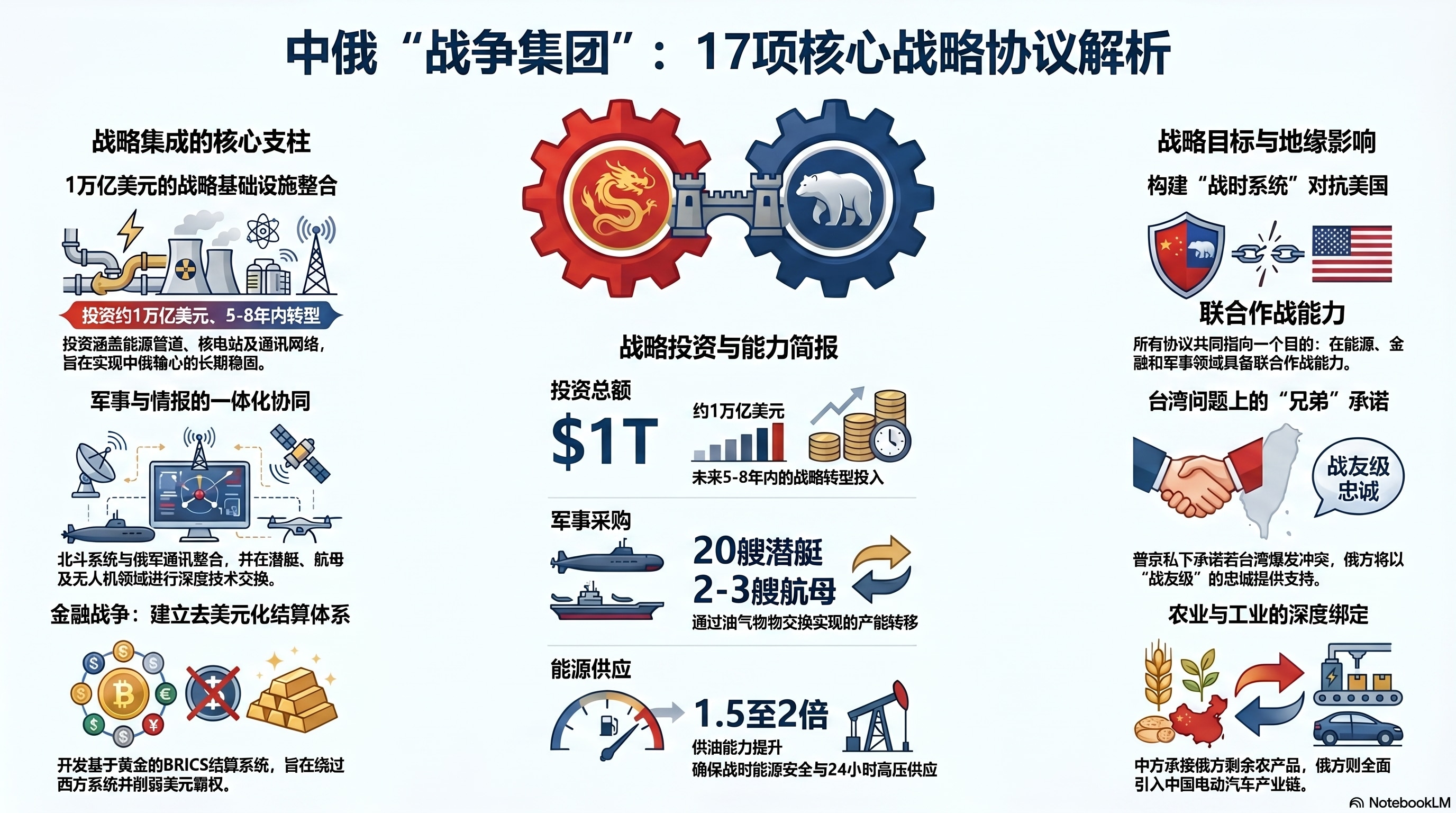 各位戰友們好！針對 5 月 20 日習近平與普丁會面背後簽署的 17 項核心戰略協議，根據 #新中國聯邦（NFSC）獲得的 #獨家情報，這是一場旨在構建「中俄戰爭集團」架構的深度勾兌。以下是這 17 ...