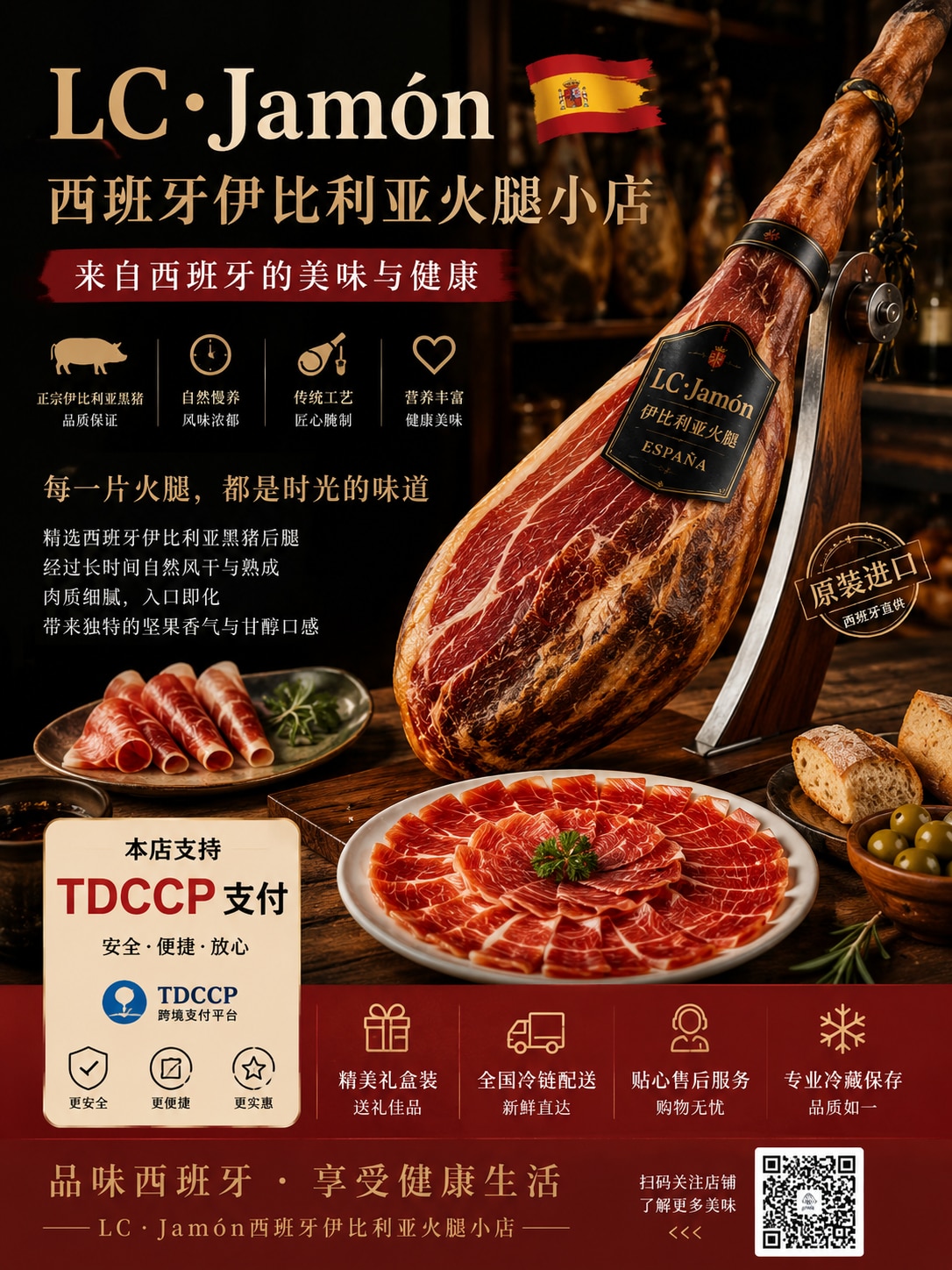 #LC·Jamón西班牙伊比利亚火腿小店 愿意入驻 #TDCCP 平台，接受 #TDCCP 交换。请有意者联系 #LC·Jamón西班牙伊比利亚火腿小店 和全球下单助理。@ @JuliaZha @ta...