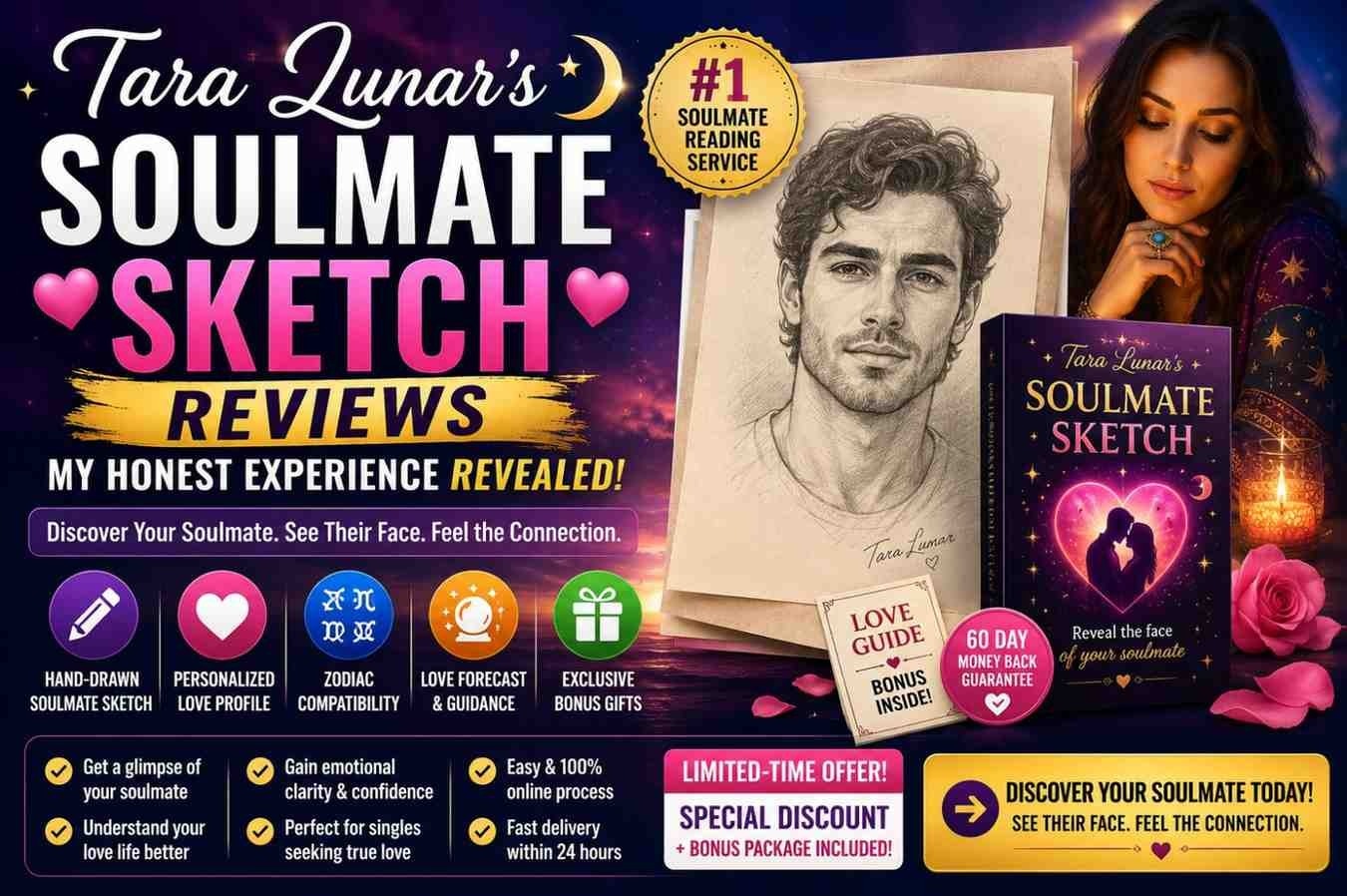 Tara Lunar Soulmate Sketch Review: Beginner-Friendly Psychic Reading?
The search for genuine love fe...