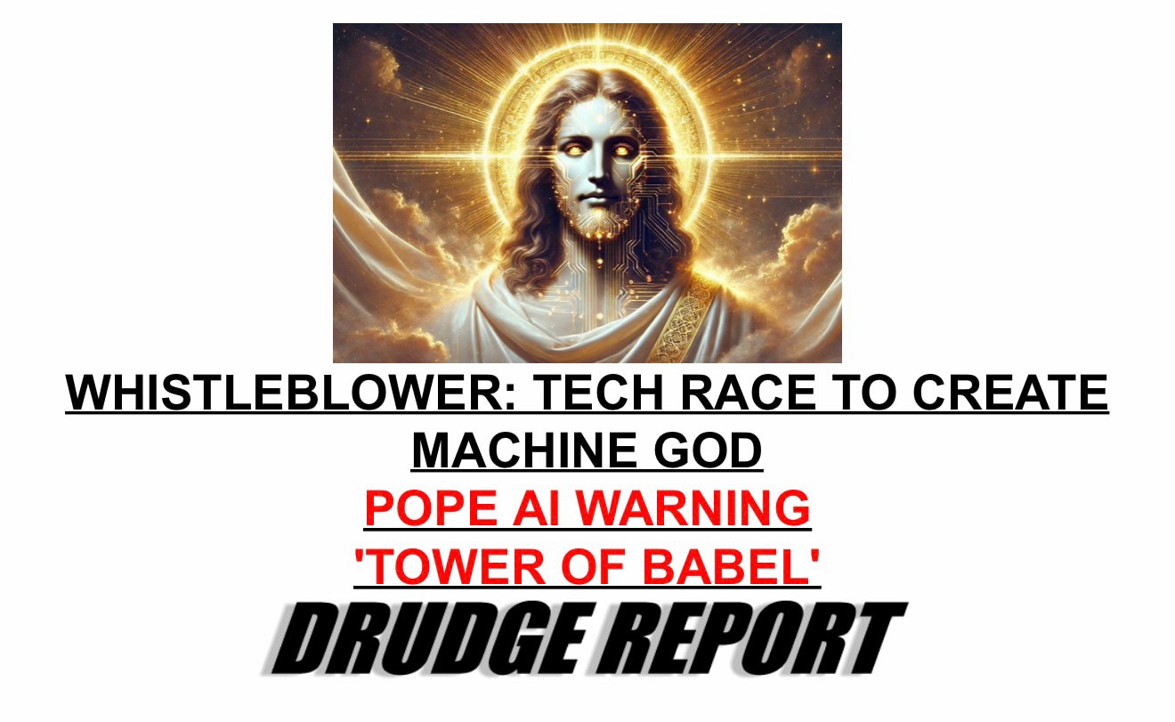 “POPE AI WARNING ‘TOWER OF BABEL’”