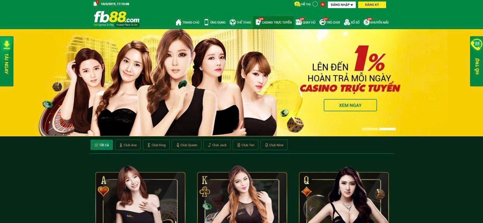 FB88 – Nhà cái online với đa dạng trò chơi giải trí hấp dẫn số 1 hiện nay



FB88 nổi bật là nhà cái...