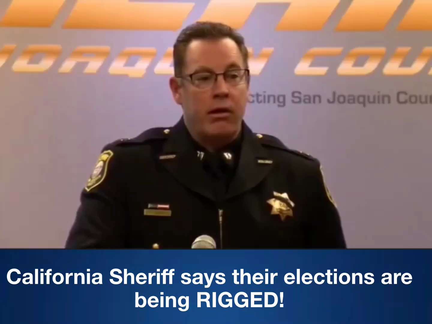 California Sheriff says their elections are being RIGGED!

Your vote in California is being STOLEN b...