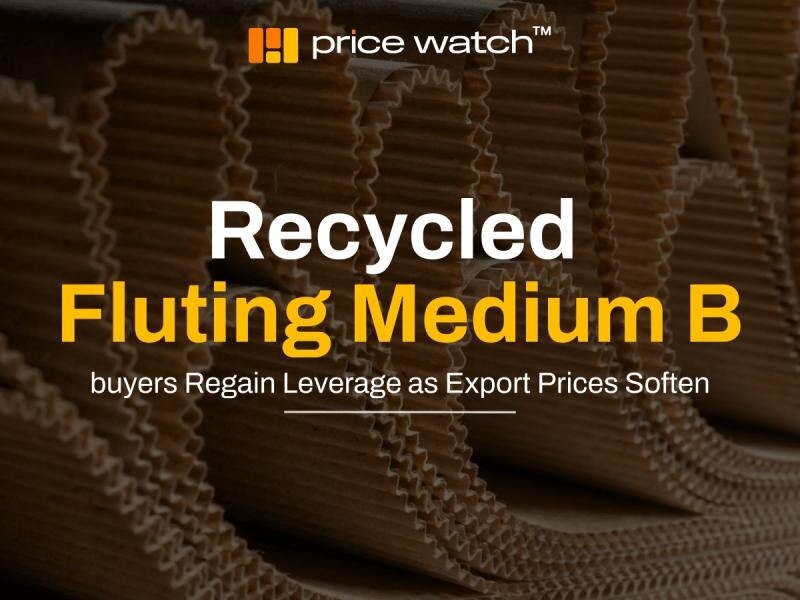 Recycled Fluting Medium Buyers Regain Leverage as Export Prices Soften

Recycled fluting medium buye...