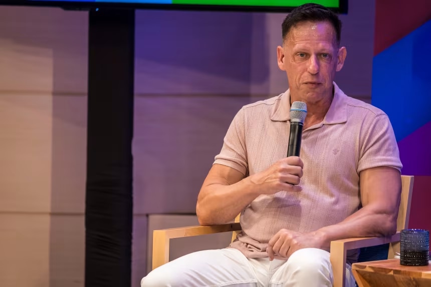 Peter Thiel, the billionaire tech investor, accused Pope Leo XIV of “working for Chinese Communists”...