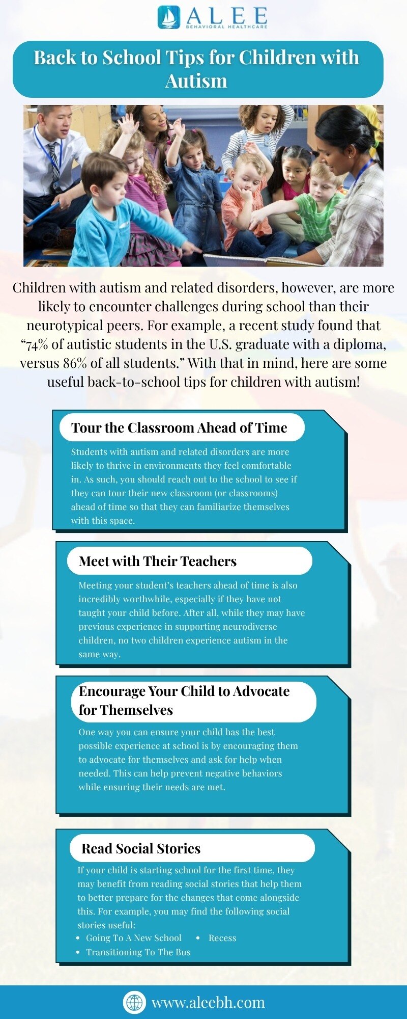 Back to School Tips for Children with Autism

Children with autism and related disorders, however, a...