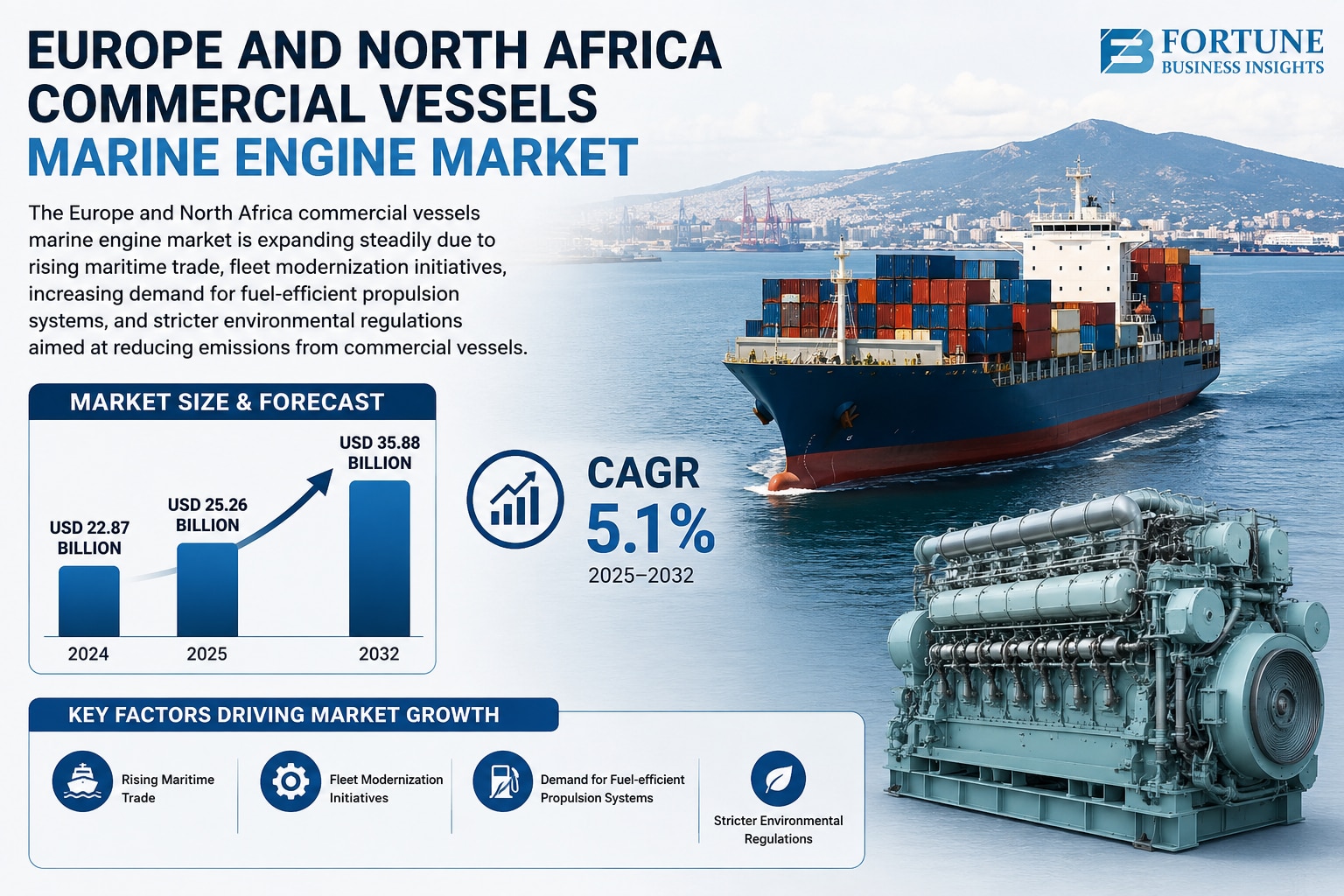 Commercial Vessels Marine Engine Market Trends: Europe & North Africa Outlook 2025–2032

According t...