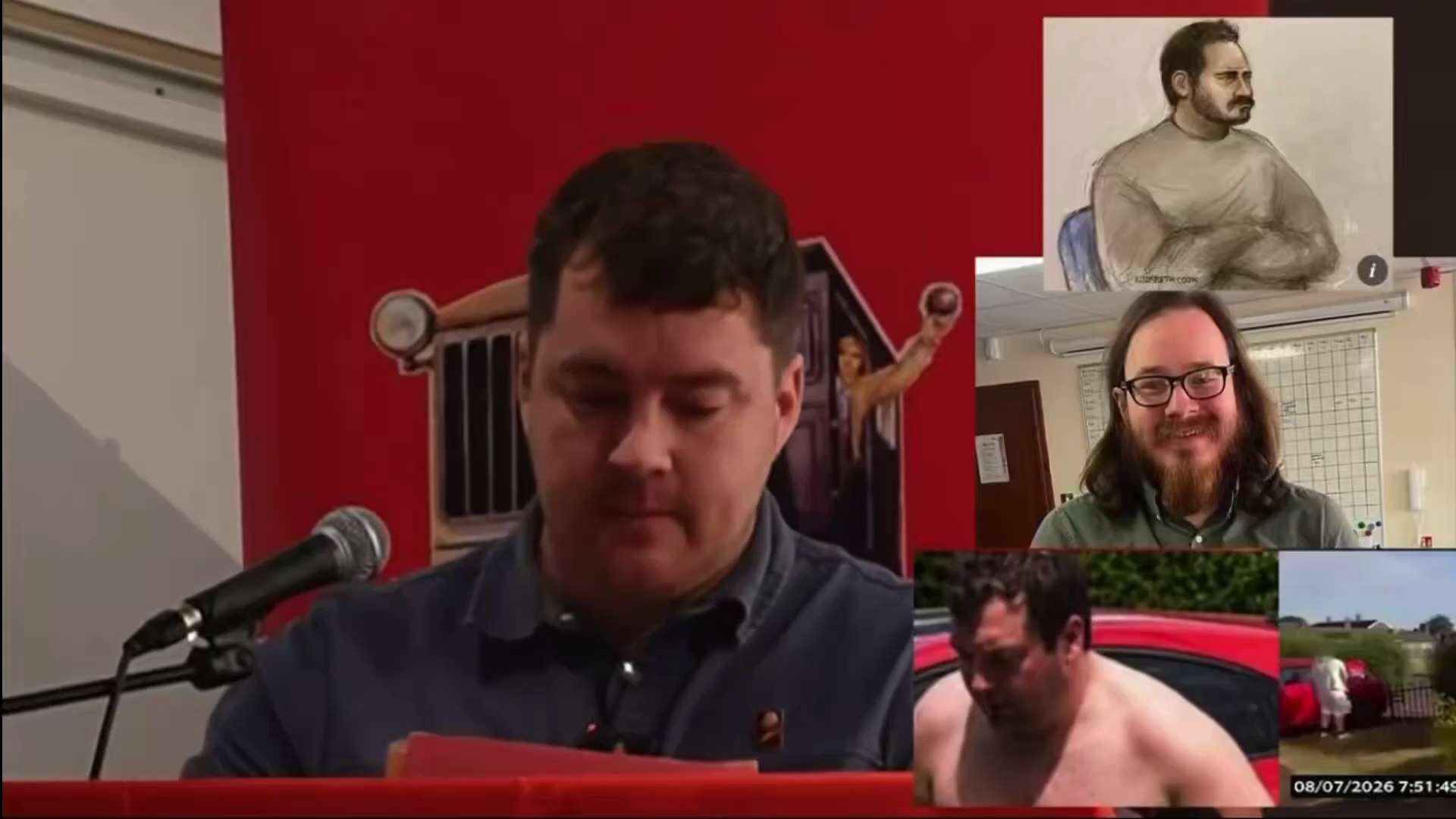 New footage has emerged of Ann Widdecombe suspect Joshua Kerry giving a speech at a communist rally ...