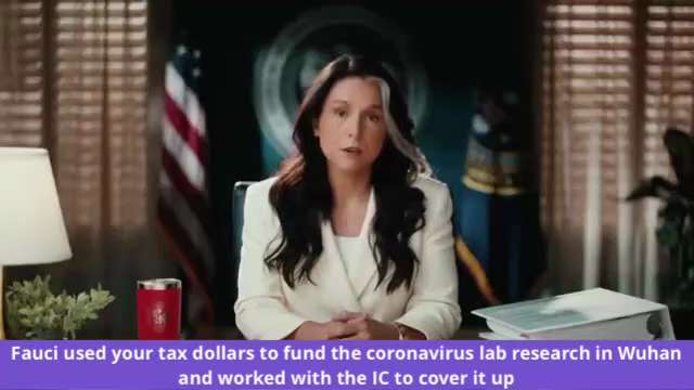 🚨 TULSI GABBARD JUST WENT OFF!

She’s a patriot 🇺🇸 

“Fauci’s 'performance' today made me SICK. S...
