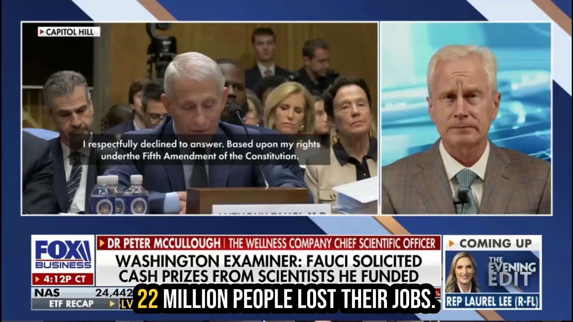 Imperious, Fauci bragged to himself on shutting down the country during the pandemic.   Irresponsibl...