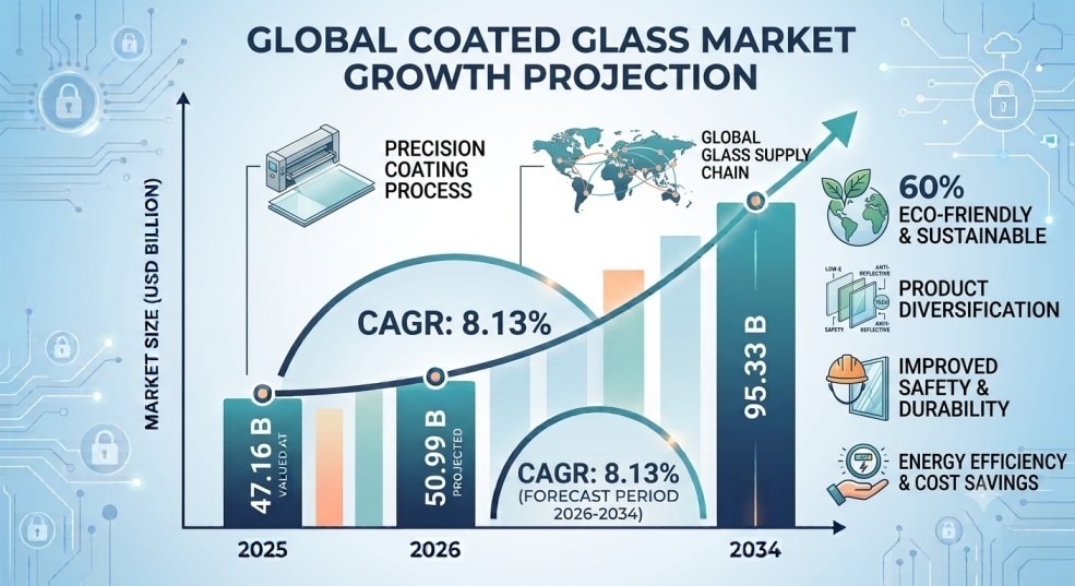 Coated Glass Market Expansion, Trends & Forecast 2026–2034

The global Coated Glass Market is experi...