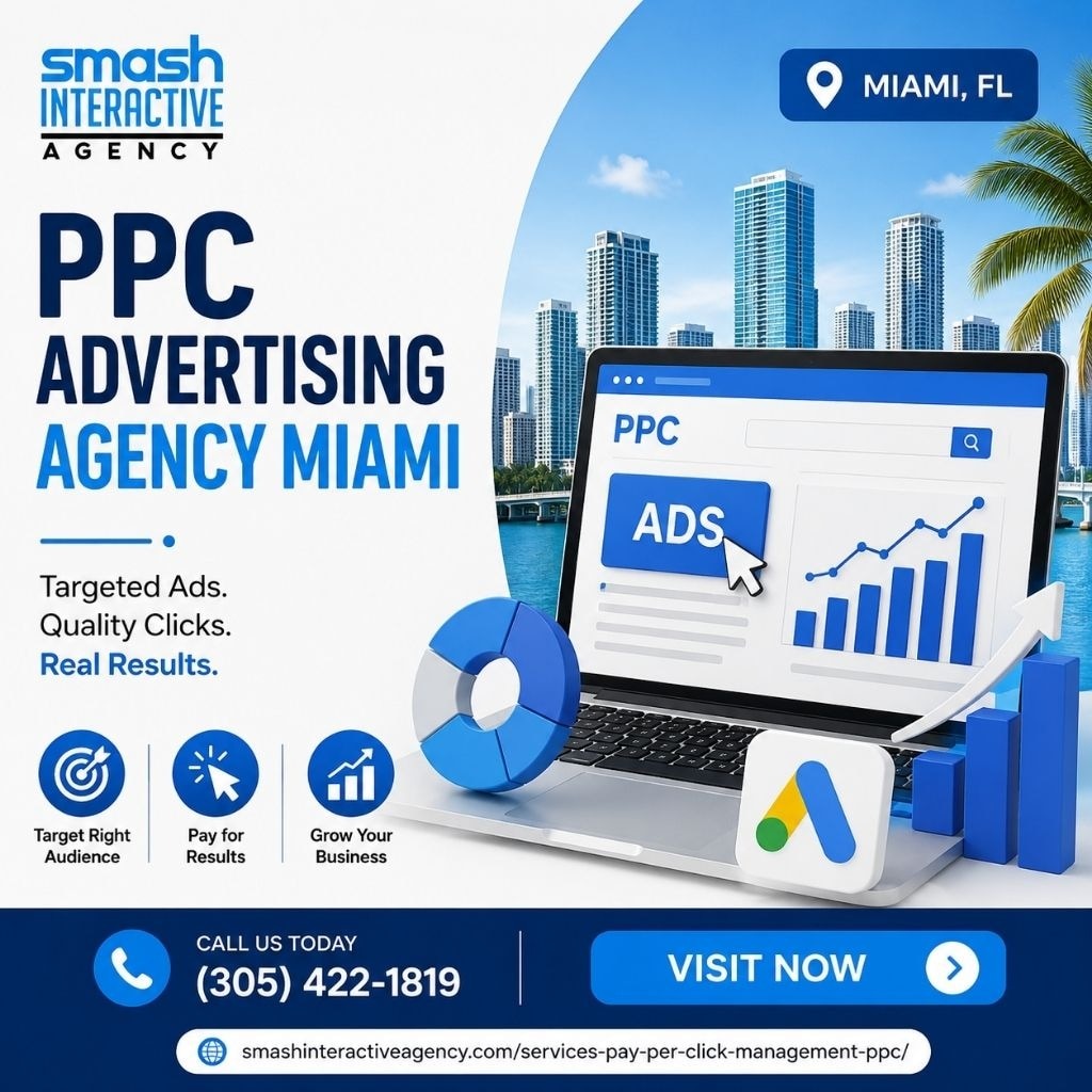 Target the Right Audience with Smarter PPC
Grow your Miami business with focused PPC advertising des...