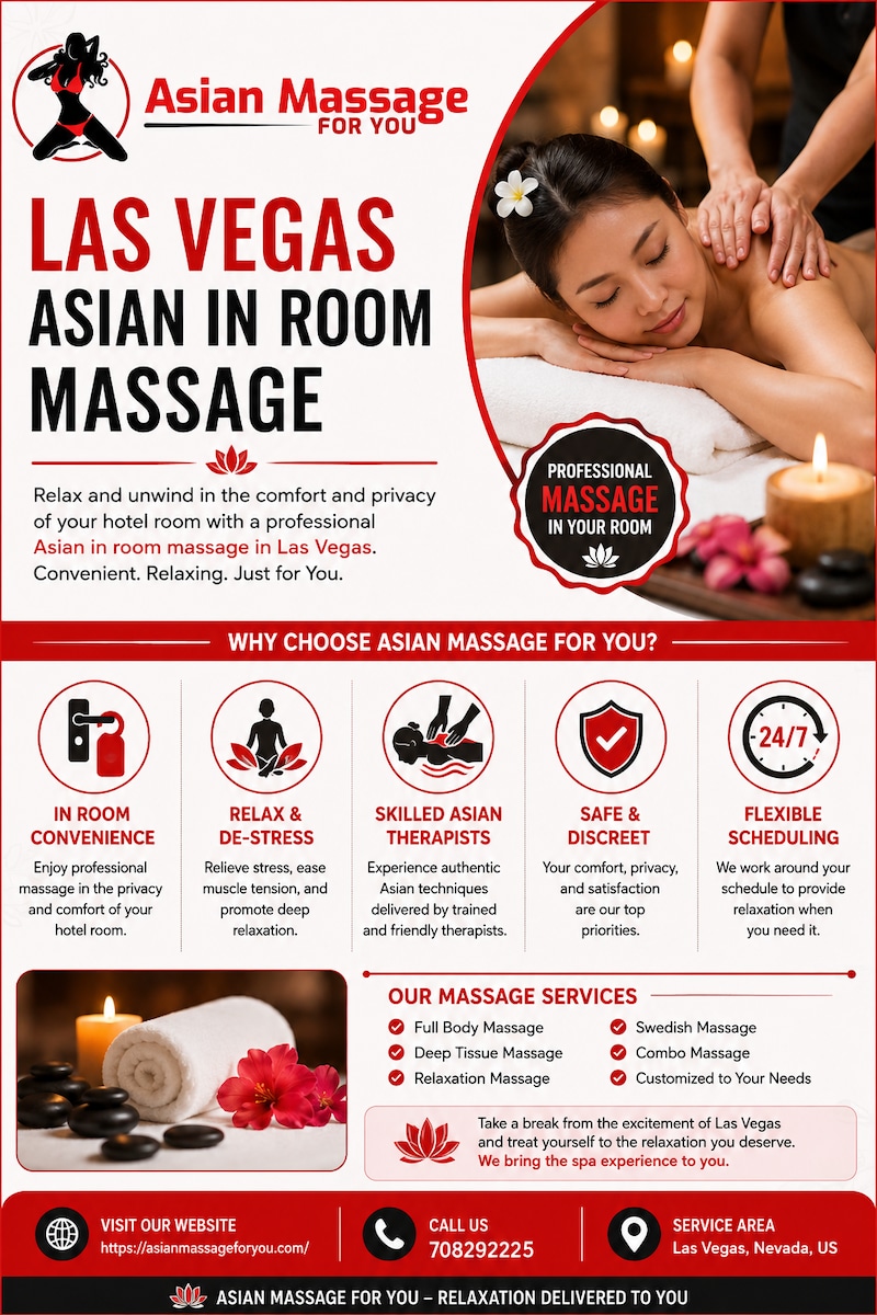 Las Vegas Asian Massage In Room | Asian Massage For You

Enjoy a relaxing Asian in-room massage in L...