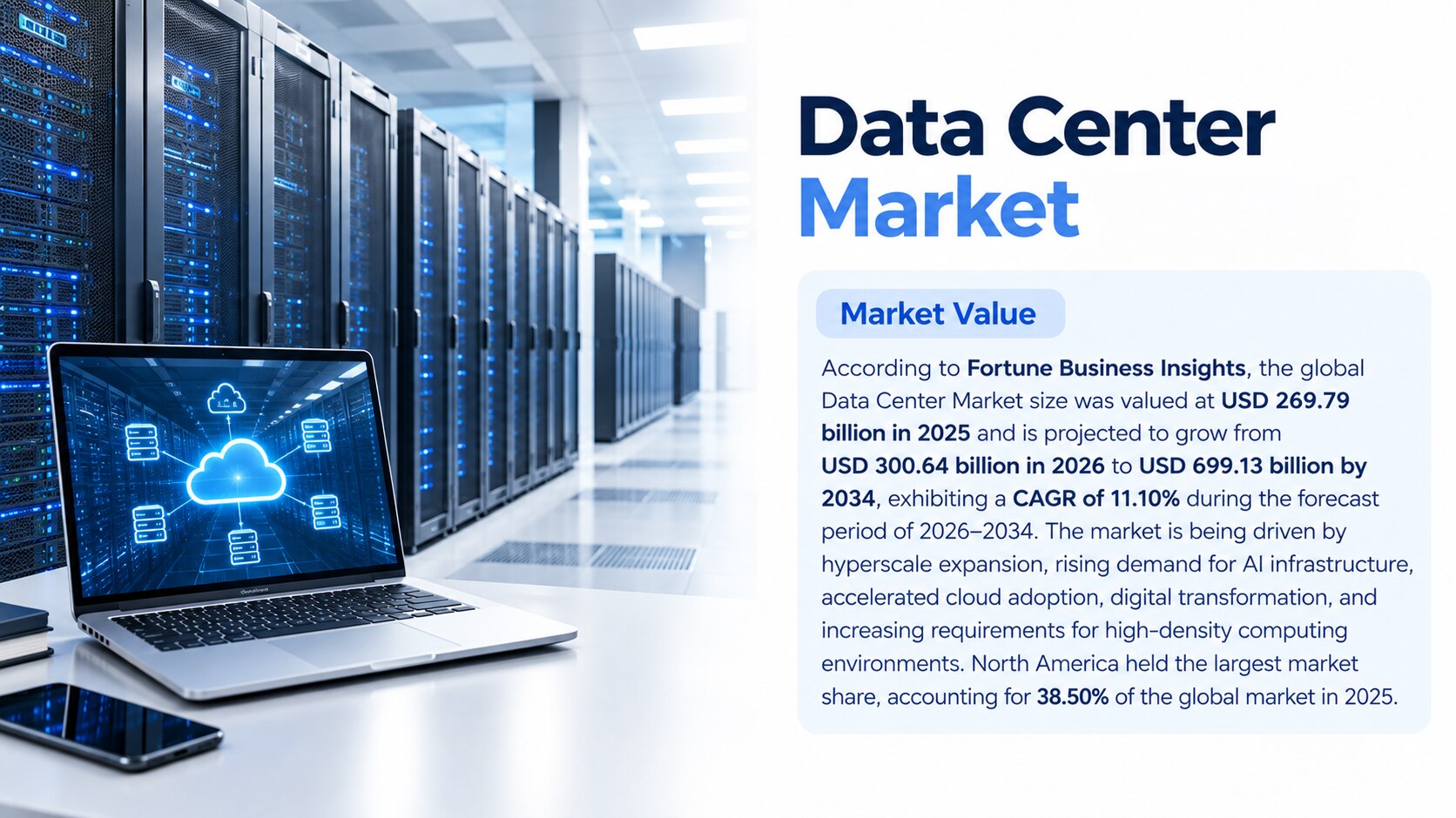 Data Center Market Growth, Trends, Segmentation, and Future Outlook, 2026-2034

According to Fortune...