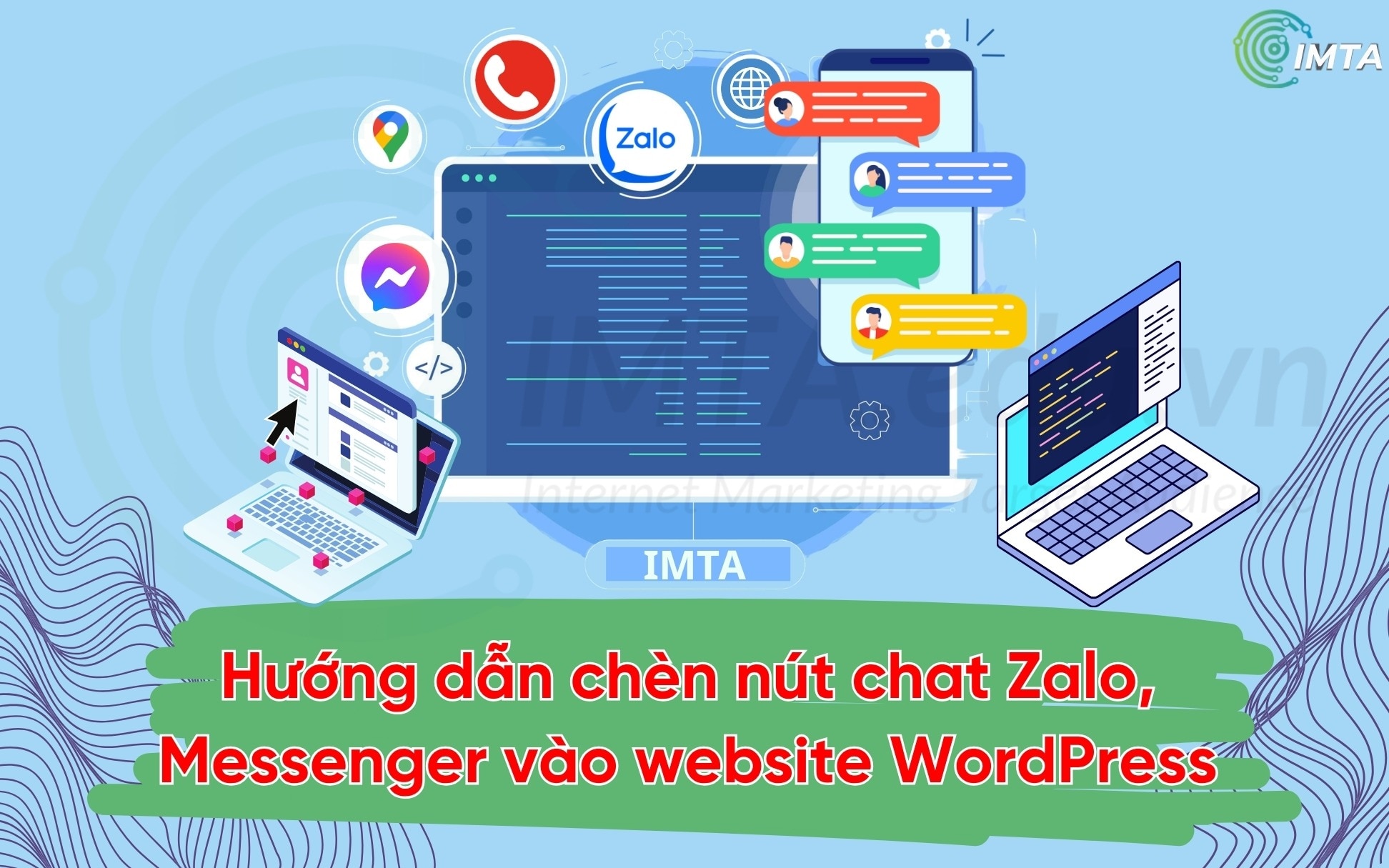 Hướng dẫn chèn nút chat Zalo, Messenger vào website WordPress

Ở Việt Nam thì có tới hơn 70 triệu ng...