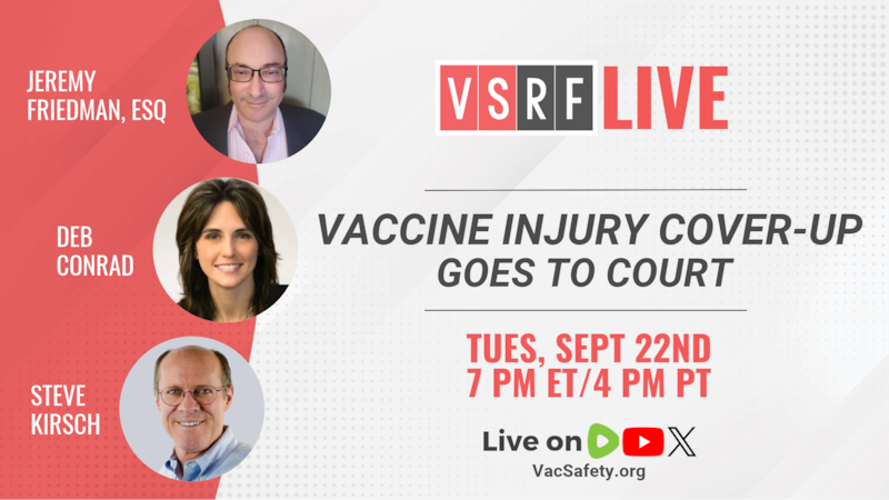 🚨 THIS TUESDAY ON VSRF LIVE

Physician assistant and whistleblower Deb Conrad says she reported mor...
