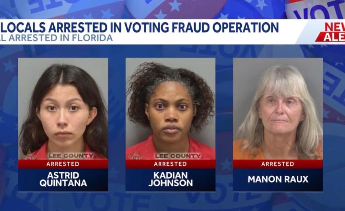 Just Saying!😎🤔3 arrested in Fort Myers, Lehigh Acres & Naples as part of a statewide voter fraud o...