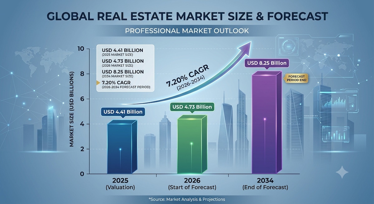 Real Estate Market Industry Trends, Growth & Forecast, 2026–2034
The global Real Estate Market is ex...