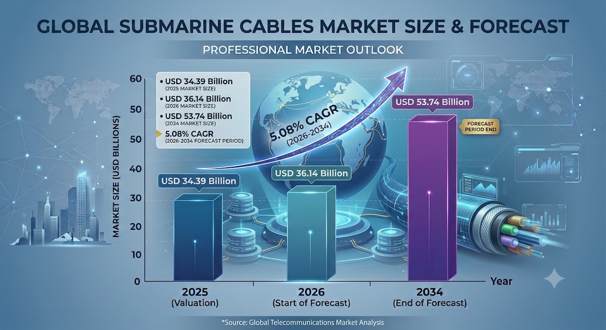 Submarine Cables Industry Analysis, Market Size & Forecast, 2026–2034

The global Submarine Cables M...