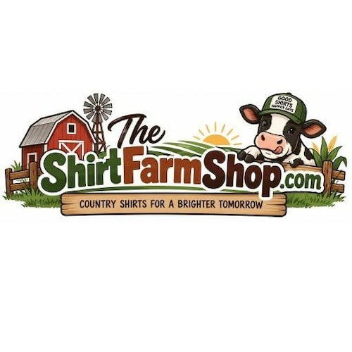 The Shirt Farm (TheShirtFarmShop.com) offers funny farm shirts inspired by tractors, animals, farming, and country life.