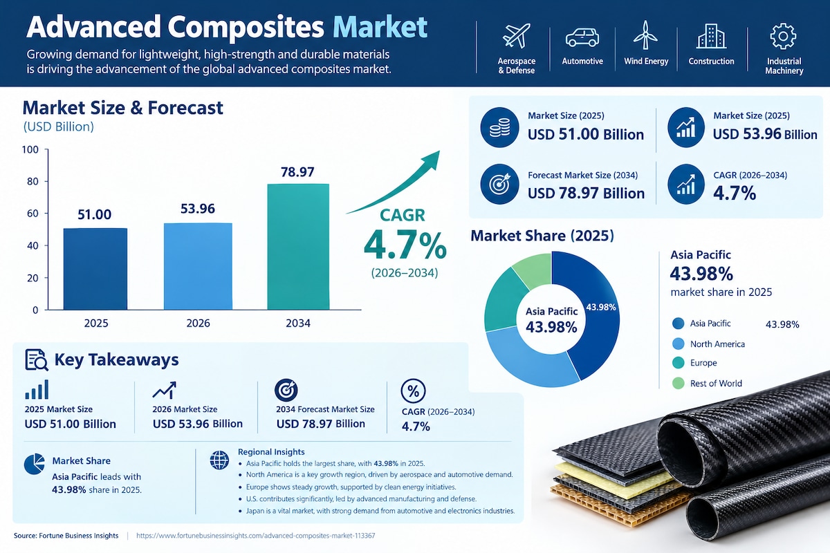 Glass Fiber Advanced Composites Market Growth Analysis and Forecast Through 2034
The global Advanced...