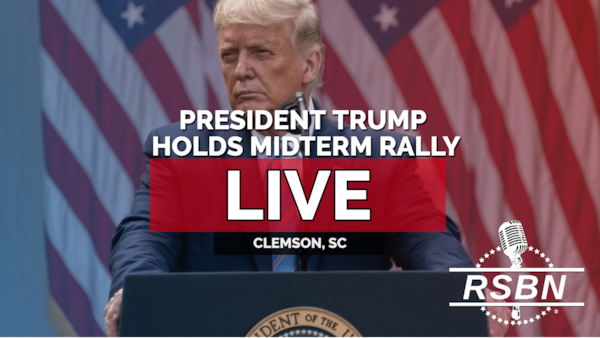 LIVE: President Trump Holds a Rally in Clemson, SC - 10/21/26