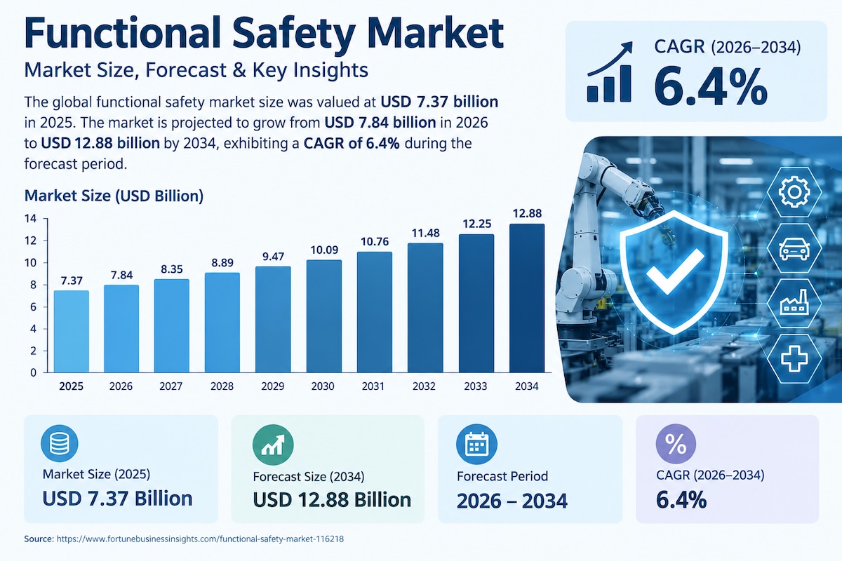 Functional Safety Technology Market Research and Growth Outlook 2026–2034
The Functional Safety Mark...