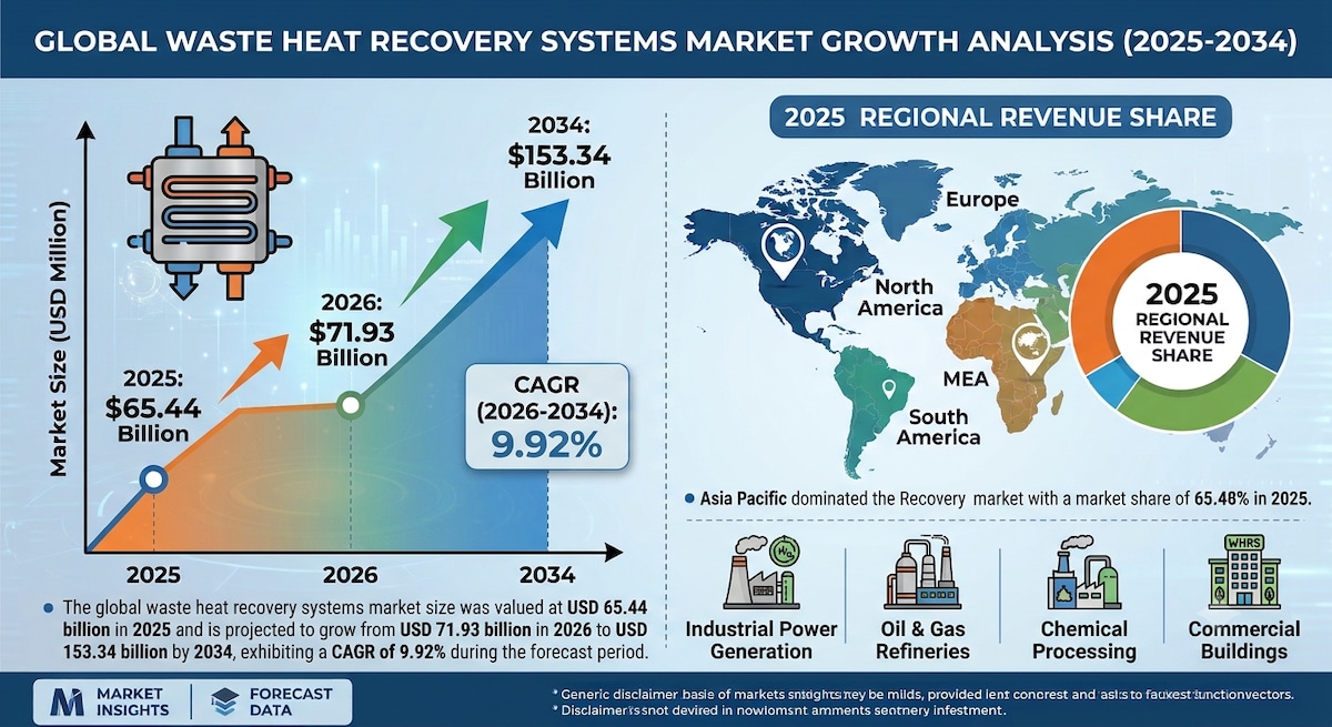 Waste Heat Recovery Systems Industry Outlook: Drivers, Trends, and Challenges

The global waste heat...