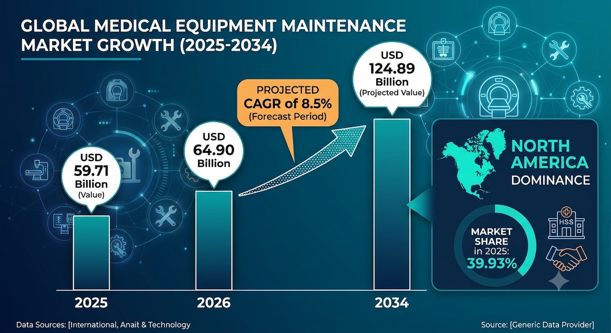 Medical Equipment Maintenance Market Growth Fueled by Predictive Maintenance Solutions

The global m...