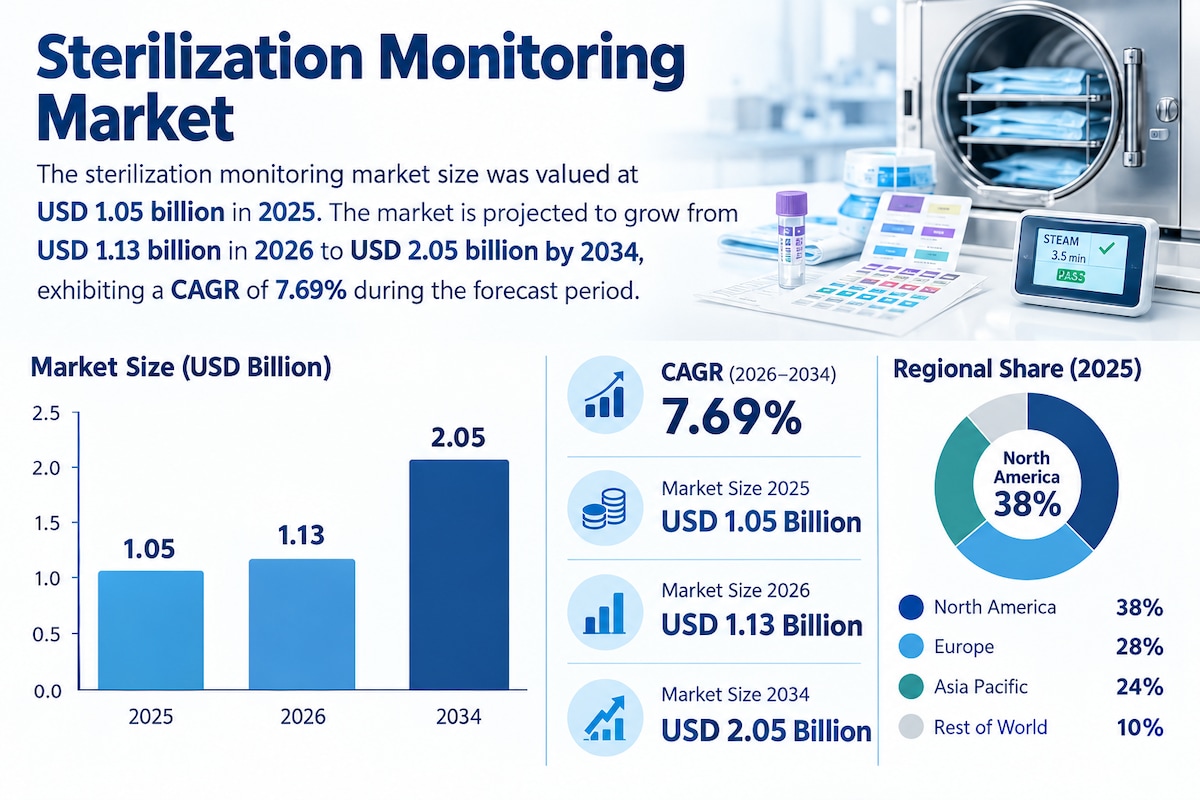 Sterilization Monitoring Market Segmentation and Regional Growth Analysis 2026–2034
The Sterilizatio...