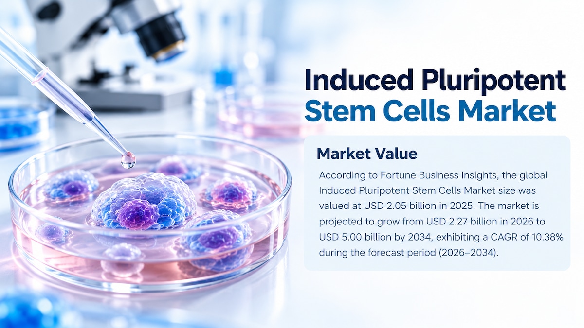 Induced Pluripotent Stem Cells Market Size, Share, Growth Trends, Industry Analysis, and Forecast 20...