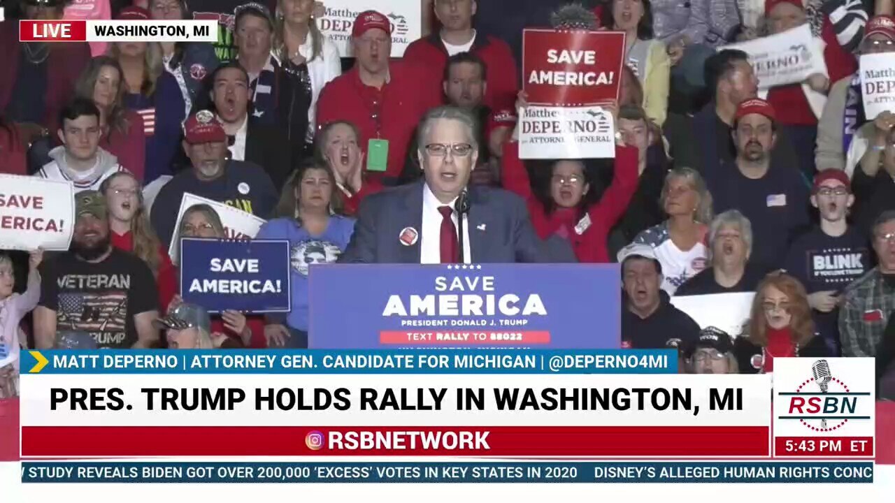 Trump-endorsed Matt DePerno promises to hold Whitmer, Benson, and Nessel 'accountable for EVERYTHING...
