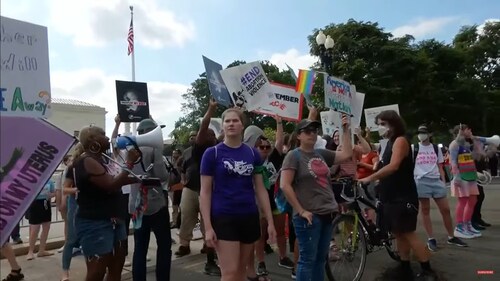 Antifa pedophile Luke Kuhn and his bike spotted outside Supreme Court today