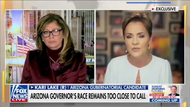 KariLake: "We need to get in there and restore faith in our elections. We can’t be the laughingstock...