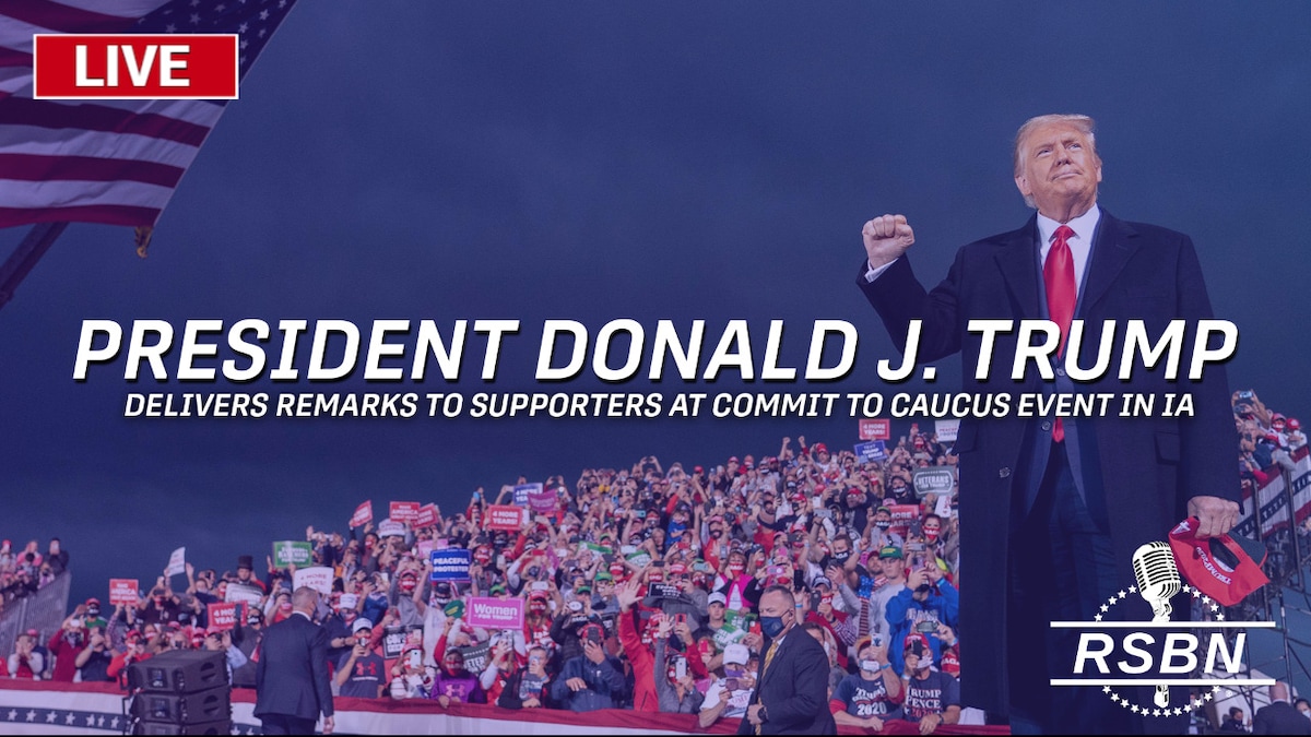 LIVE: President Trump rallies voters at Commit to Caucus event in Coralville, Iowa - 12/13/23