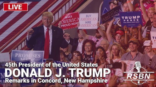 LIVE: President Trump to Give Remarks in Concord, New Hampshire - 1/19/24