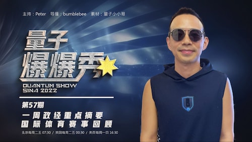 2024-03-25 #量子爆爆秀 第57期 
一週政經重點摘要 & 國際體育賽事回顧

主持：Peter 
导播：Bumblebee